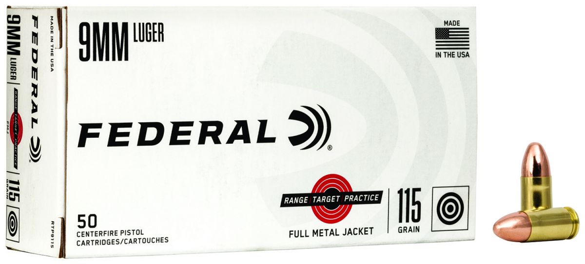 Federal Premium Range and Target 9mm