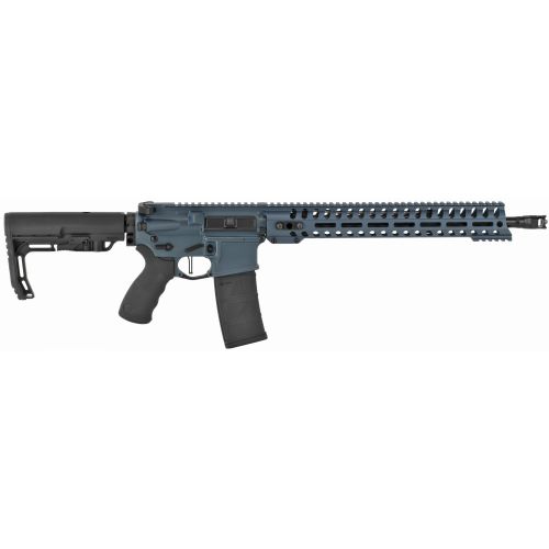 Patriot Ordnance Factory Wonder Direct Gas Impingement 5.56 NATO .223 Remington Blue/Black Rifle