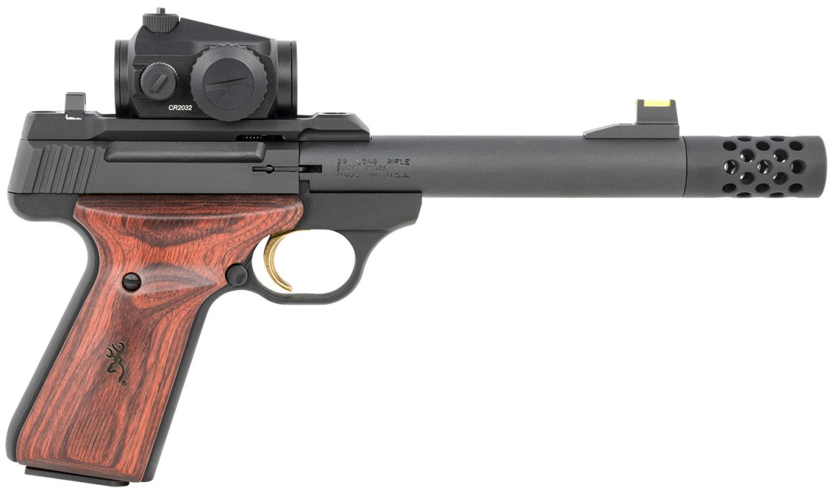 Browning Buck Mark Hunter .22 LR Blue/Black Pistol w/ Vortex Crossfire Red Dot Sight