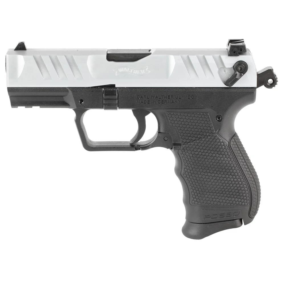 Walther PD380 Two-Tone .380 ACP Nickel Pistol