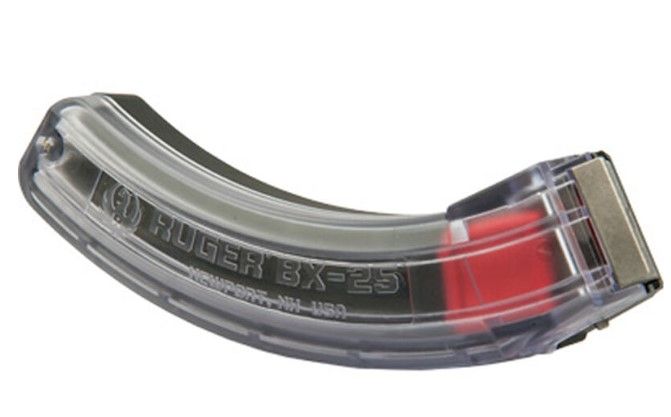Ruger BX-25 .22 LR 25Rd Clear-Sided
