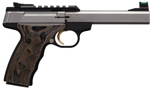 Browning Buck Mark Plus Stainless UDX .22 LR Stainless/Silver Pistol