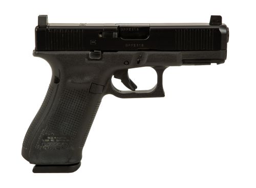 Used Glock 45 Police Trade 4" (3) 17rd Mags. With Ameriglo Night Sights and box