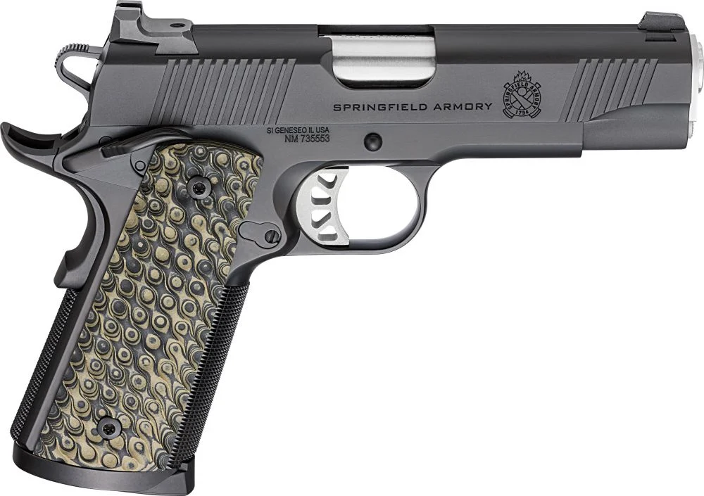 Springfield Armory 1911 TRP Classic Commander Size .45 ACP Black Cerakote Pistol