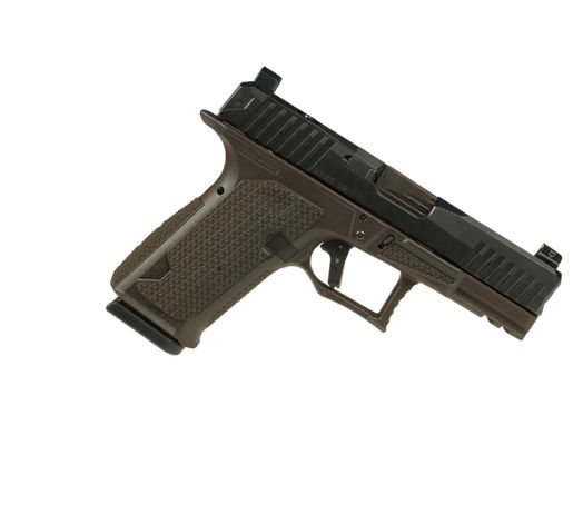Lone Wolf DUSK19 Compact 9mm Bronze Barrel Matte Black Slide Brown Frame Pistol