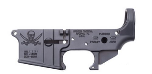 Spike's Tactical Calico Jack AR-15 Stripped Lower Receiver STLS016 .223 Remington Black AR-15 Stripped Lower Receiver